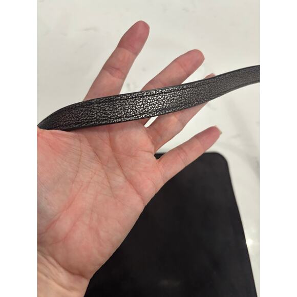 Coach Crosstown Crossbody metallic turnkey chain/leather strap tag minimalist - Picture 6 of 11